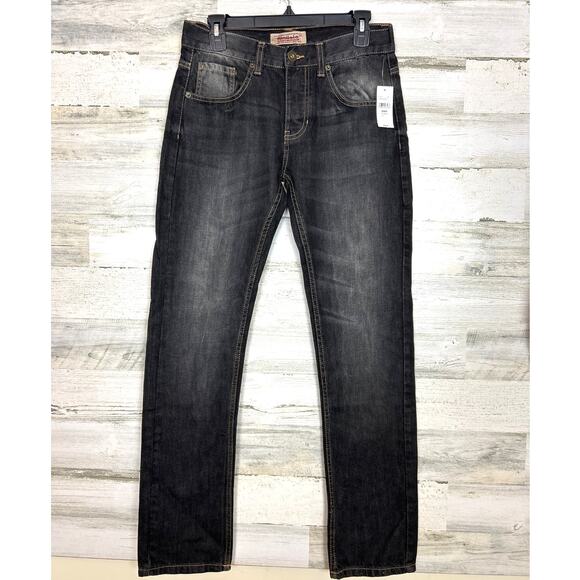 Alcott & Co Men’s 32x34 Gray Wash Skinny Jeans American Made Retro NEW - Picture 1 of 5